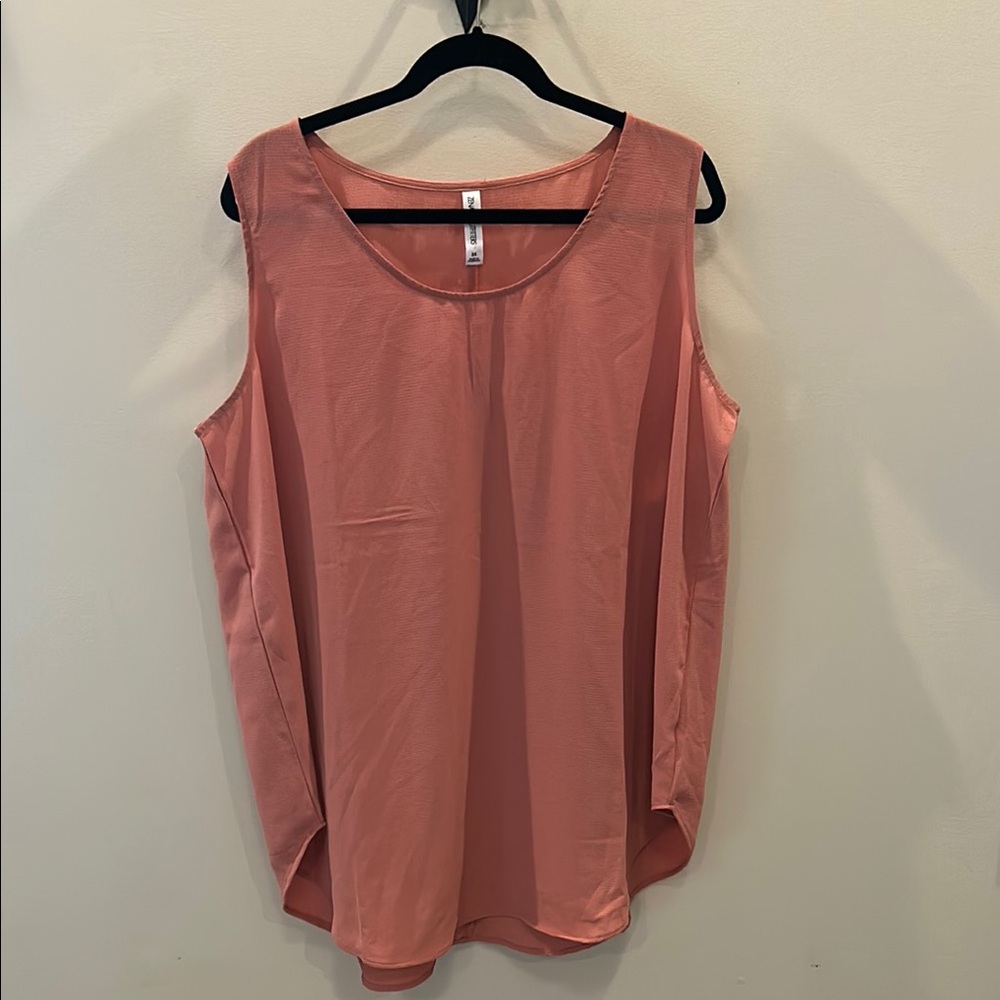 Zenana Outfitters Pink Relaxed Tank Top